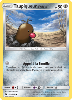 Taupiqueur d'Alola (Soleil et Lune Tonnerre Perdu 122)