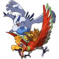 Artwork pour l'événement Pokémon Légendaire, avec Lugia