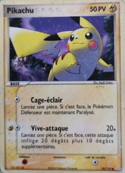 Pikachu (EX Fantômes Holon 78)