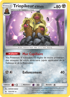 Triopikeur d'Alola (Soleil et Lune Alliance Infaillible 122)