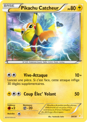 Carte XY Kit du Dresseur Pikachu Catcheur 30.png