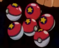 Les Poké Balls de Richie.