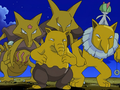 Kadabra, Soporifik, Alakazam, Hypnomade et Tarsal (sauvage)