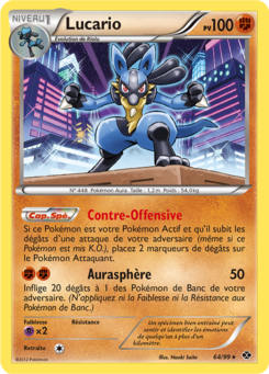 Lucario (Noir & Blanc Destinées Futures 64)