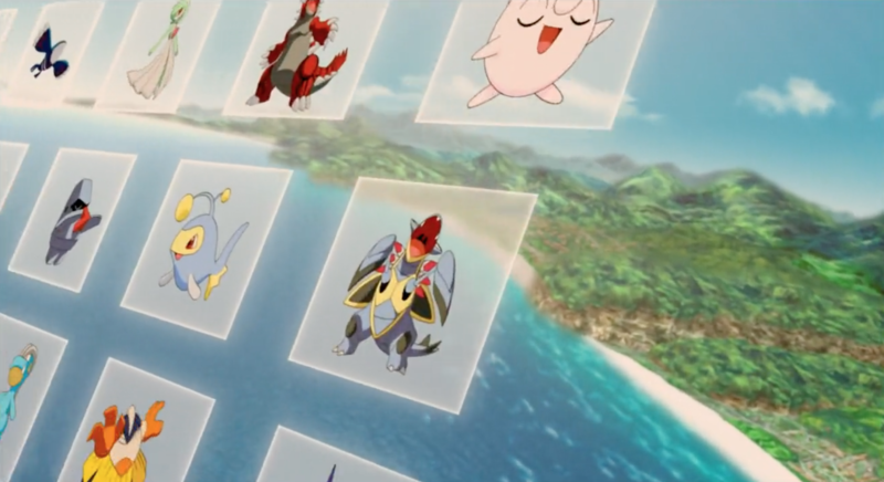 Fichier:Kyogre, Gardevoir, Tarinor et Hariyama - Film 9 Intro.png