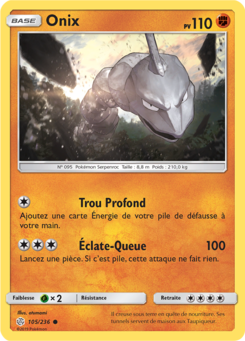 Onix (Soleil et Lune Éclipse Cosmique 105)