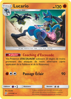 Lucario (Soleil et Lune Harmonie des Esprits 117)