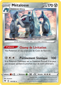 Métalosse (Épée et Bouclier Voltage Éclatant 118)