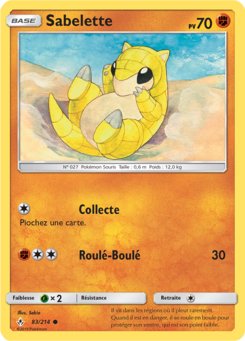 Sabelette (Soleil et Lune Alliance Infaillible 83)