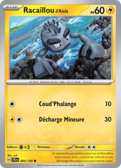 Racaillou d'Alola (Écarlate et Violet Aventures Ensemble 044)