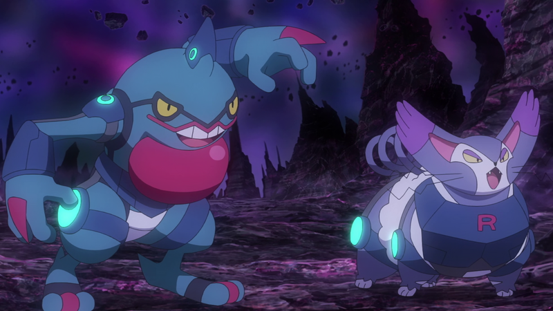 Fichier:LV090 - Coatox et Chaffreux de la Team Rocket du Monde Parallèle.png