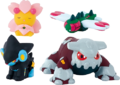 Ceriflor, Yanmega, Luxray et Heatran