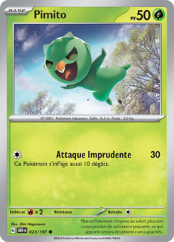 Pimito (Écarlate et Violet Flammes Obsidiennes 023)