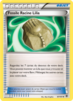 Fossile Racine Lilia (Noir & Blanc Explosion Plasma 87)