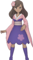 Apparence de Lizzy dans Pokémon Masters EX.