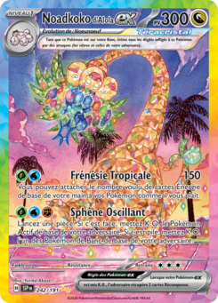 Noadkoko d'Alola-ex (Écarlate et Violet Étincelles Déferlantes 242)