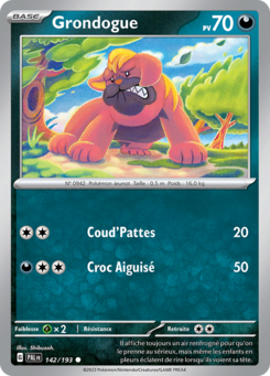 Grondogue (Écarlate et Violet Évolutions à Paldea 142)