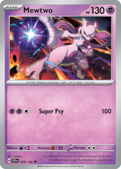Mewtwo (Écarlate et Violet Couronne Stellaire 059)
