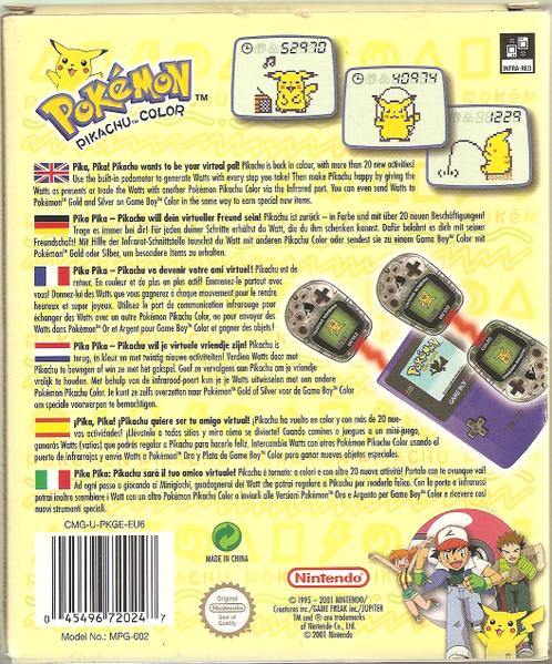 Fichier:PokemonPikachuColor boite Verso.png