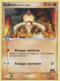Balbuto de Team Magma (EX Team Magma VS Team Aqua 61)