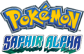 Logo de Pokémon Saphir Alpha