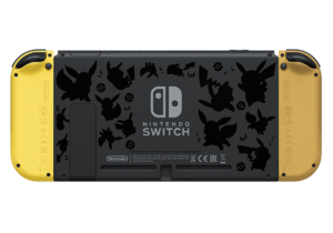 Nintendo Switch édition Pikachu & Évoli dos.png