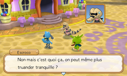 Épuisé par ce qu'il vient de se passer, l'Escroco abandonne…