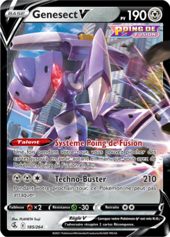 Genesect-V (Épée et Bouclier Poing de Fusion 185)