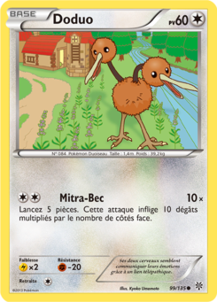 Doduo (Noir & Blanc Tempête Plasma 99)