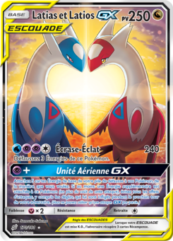 Latias et Latios-GX (Soleil et Lune Duo de Choc 170)