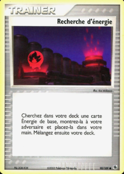 Recherche d'énergie (EX Rubis & Saphir 90)