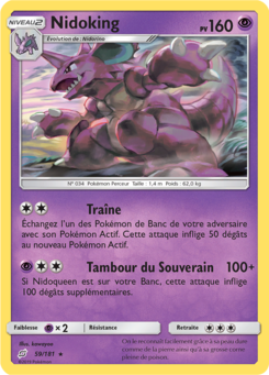 Nidoking (Soleil et Lune Duo de Choc 59)