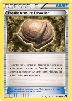 Fossile Armure Dinoclier (XY Offensive Vapeur 98)