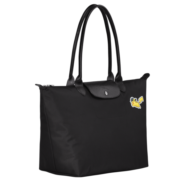 Fichier:Longchamp Sac épaule noir trois quart.png