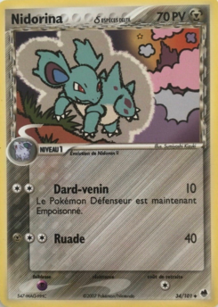 Nidorina δ (EX Île des Dragons 34)
