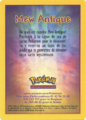 Carte accompagnant Mew Antique