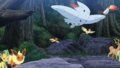 Phyllali, Pyroli, Togekiss, Roucool et Bazoucan (sauvage)