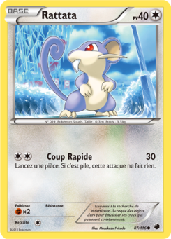 Rattata (Noir & Blanc Glaciation Plasma 87)