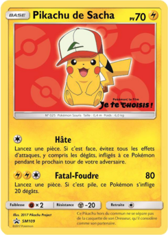 Pikachu de Sacha (Promo SM 109)