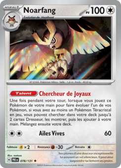 Noarfang (Écarlate et Violet Évolutions Prismatiques 078)