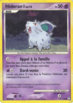 Nidoran♀ (Diamant & Perle Trésors Mystérieux 91)
