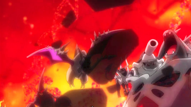 Fichier:Pokémon Méga-Évolution 1 - Intro - Méga-Démolosse et Méga-Tortank de Dresseur.png