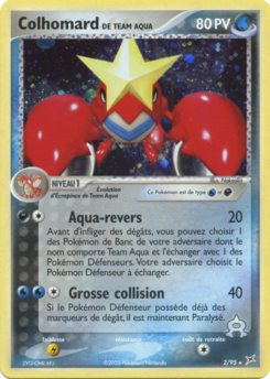 Colhomard de Team Aqua (EX Team Magma VS Team Aqua 2)