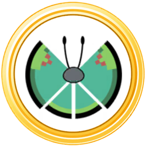 Médaille Collectionneur Papillon Verdure Or GO.png
