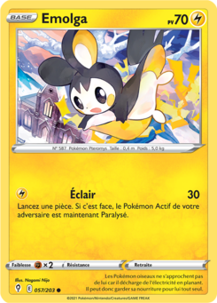 Emolga (Épée et Bouclier Évolution Céleste 057)