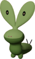 Un Verpom hors de sa pomme dans Pokémon Épée et Bouclier.