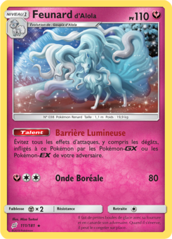 Feunard d'Alola (Soleil et Lune Duo de Choc 111)