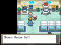 Remise de la Master Ball par le Professeur Orme.