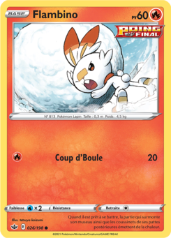 Flambino (Épée et Bouclier Règne de Glace 026)