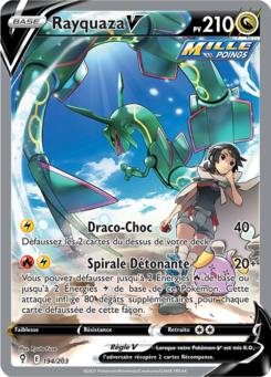 Rayquaza-V (Épée et Bouclier Évolution Céleste 194)